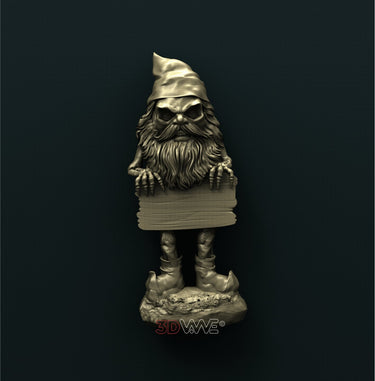 GNOME WELCOME SIGN 3D STL 3DWave